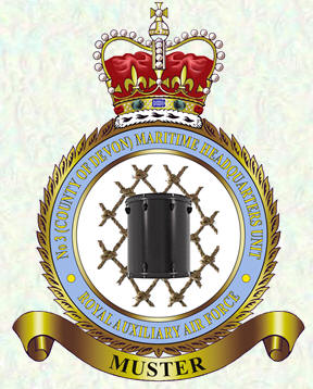 No 3 (County of Devon) Maritime HQ Unit RAuxAF badge