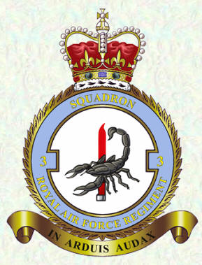 Badge - No 3 Squadron RAF Regiment