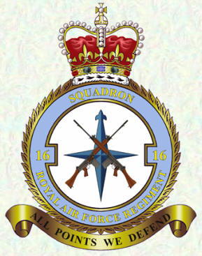 No 16 Squadron RAF Regiment badge
