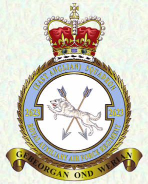 No 2623 (East Anglia) Squadron RAuxAF Regiment badge