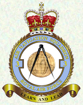 No 3 Air Navigation School badge