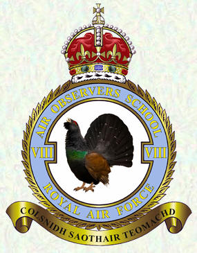Badge - No 8 Air Observers' School