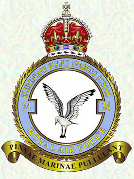 No 24 Elementary Flying Training School badge