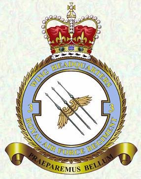No 3 Wing RAF Regiment badge