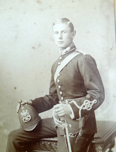 Hugh Dowding, aged 18, as a second lieutenant in the Royal Garrison Artillery, August 1900.