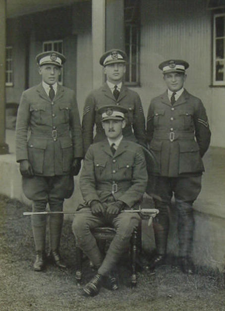 Flt Cdt Under Officer B C Yarde (seated) 