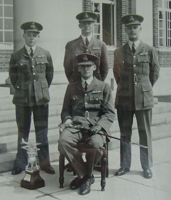 Flt Cdt Under Officer T N Stack (seated)