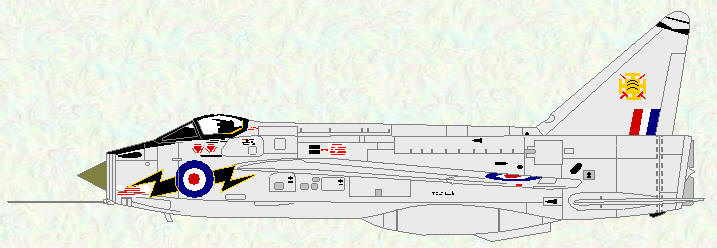 Lightning F Mk 1A of No 111 Squadron