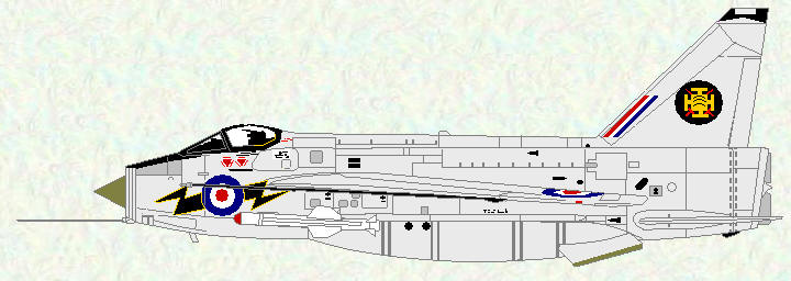 Lightning F Mk 6 of No 111 Squadron