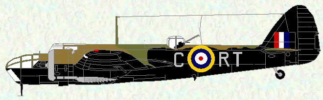 Bristol Blenheim IV of No 114 Squadron (coded RT) 1941