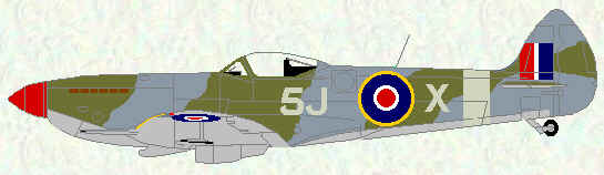 Spitfire XVI of No 126 Squadron (early 1946)