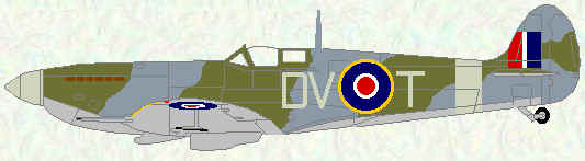 Spitfire IXE of No 129 Squadron (1946)
