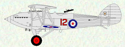 Hawker Hart of No 12 Squadron