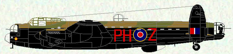 Lancaster I (VII Interim) of No 12 Squadron (1945)