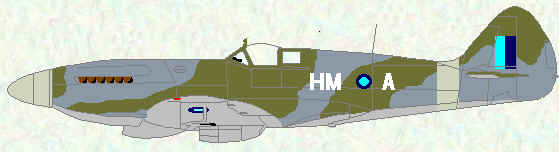 Spitfire XIV of No 136 Squadron (Malaya - 1946)