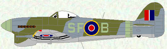 Typhoon IB of No 137 Squadron (early 1944)