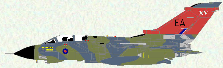 Tornado GR Mk 1 of No 15 Squadron (Experimental markings)