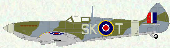 Spitfire IX of No 165 Squadron (July 1946)