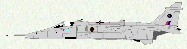Jaguar GR Mk 1A of No 16 Squadron