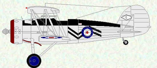 Gauntlet II of No 17 Squadron (pre 1938 markings)