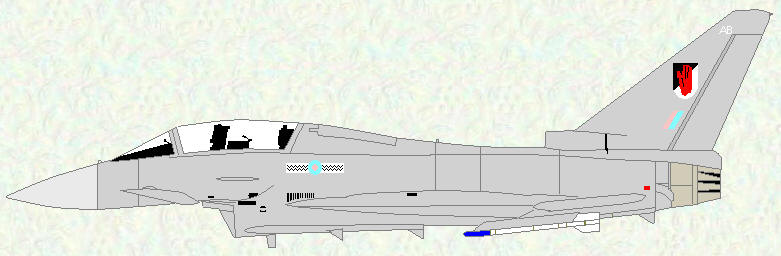 Typhoon T Mk 1 of No 17 (Reserve) Squadron