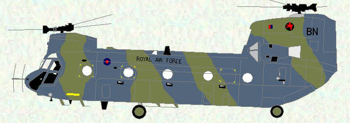 Chinook HC Mk 1 of No 18 Squadron