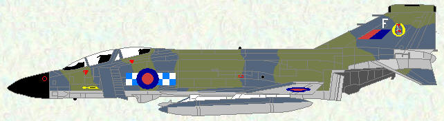 Phantom FGR Mk 2 of No 19 Squadron (early markings)
