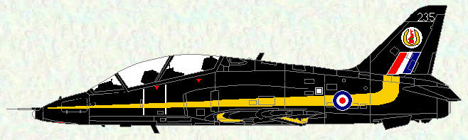 Hawk T Mk 1 of No 19 (Reserve) Squadron