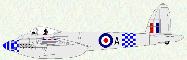 Hornet F Mk 1 of No 19 Squadron (1947-1948)