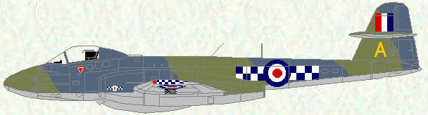 Meteor F Mk 8 of No 19 Squadron