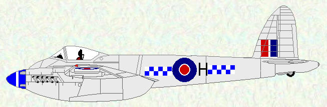 Hornet F Mk 1 of No 19 Squadron (1946-1947)