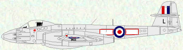 Meteor F Mk 8 of No 1 Squadron (1951)