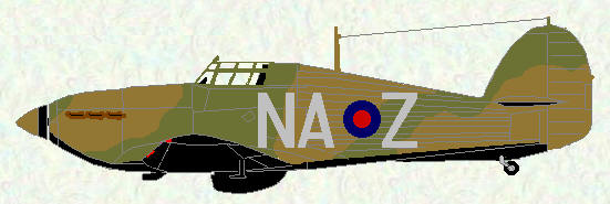 Hurricane I of No 1 Squadron