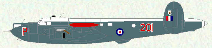 Shackleton MR Mk 3 of No 201 Squadron