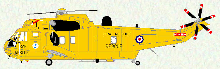 Sea King HAR  Mk 3 of No 203 (Reserve) Squadron