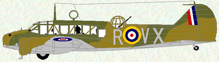 Anson I of No 206 Squadron (camouflage scheme)