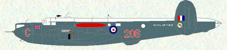 Shackleton MR Mk 3 of No 206 Squadron