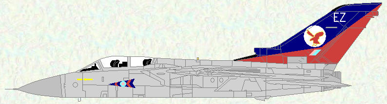 Tornado F Mk 3 of No 23 Squadron (Anniversary markings)