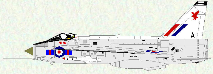 Lightning F Mk 3 of No 23 Squadron