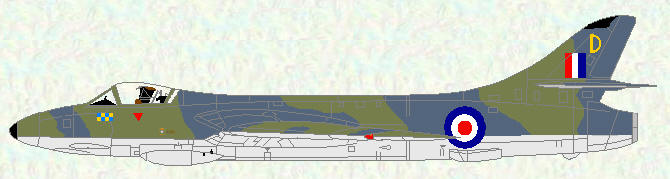 Hunter F Mk 4 of No 245 Squadron