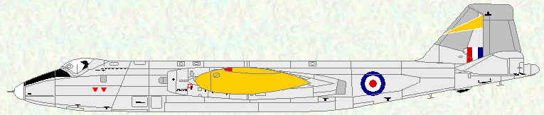 Canberra B Mk 6 of No 249 Squadron