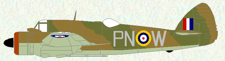 Beaufighter I of No 252 Squadron