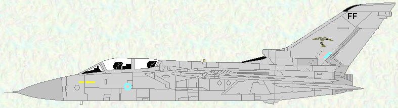 Tornado F Mk 3 of No 25 Squadron (later markings)