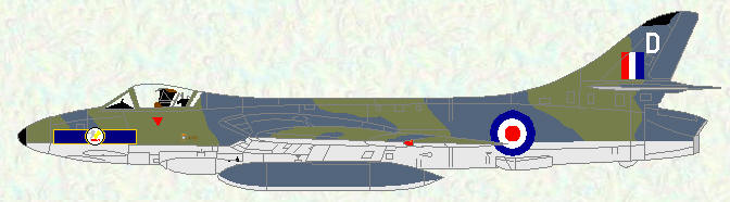 Hunter FGA Mk 9 of No 28 Squadron