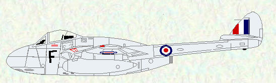 Vampire F Mk 3 of No 32 Squadron