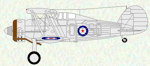 Gladiator I of No 33 Squadron (coded SO)