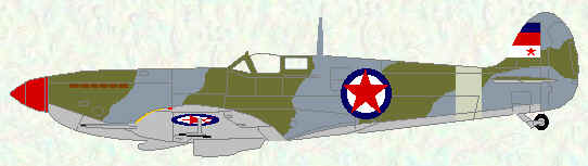 Spitfire IX of No 352 Squadron (Yugoslavia 1945)