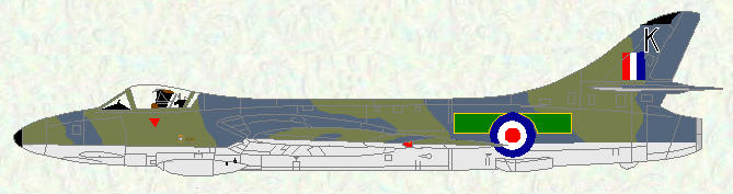 Hawker Hunter F Mk 4 of No 3 Squadron