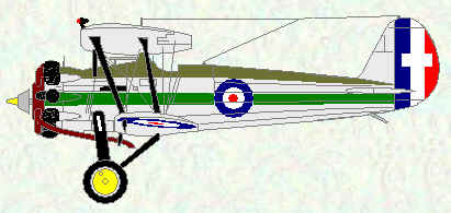 Bristol Bulldog II of No 3 Squadron