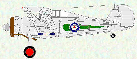 Gladiator I of No 3 Squadron (1937)